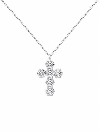 Collar Comete Mujer Croci in Oro blanco Diamante 0.30 Ct GLB609 - GLB609